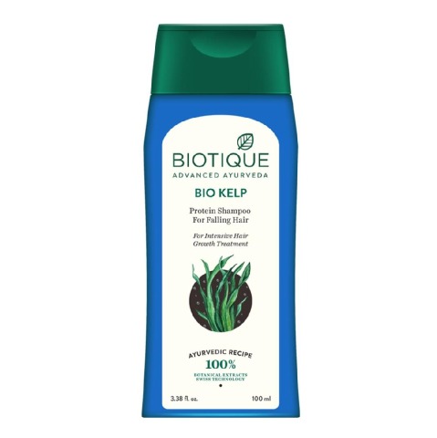 1 - Biotique Bio Kelp Protein Shampoo,  100 ml  Intensive Hair Growth Treatment 