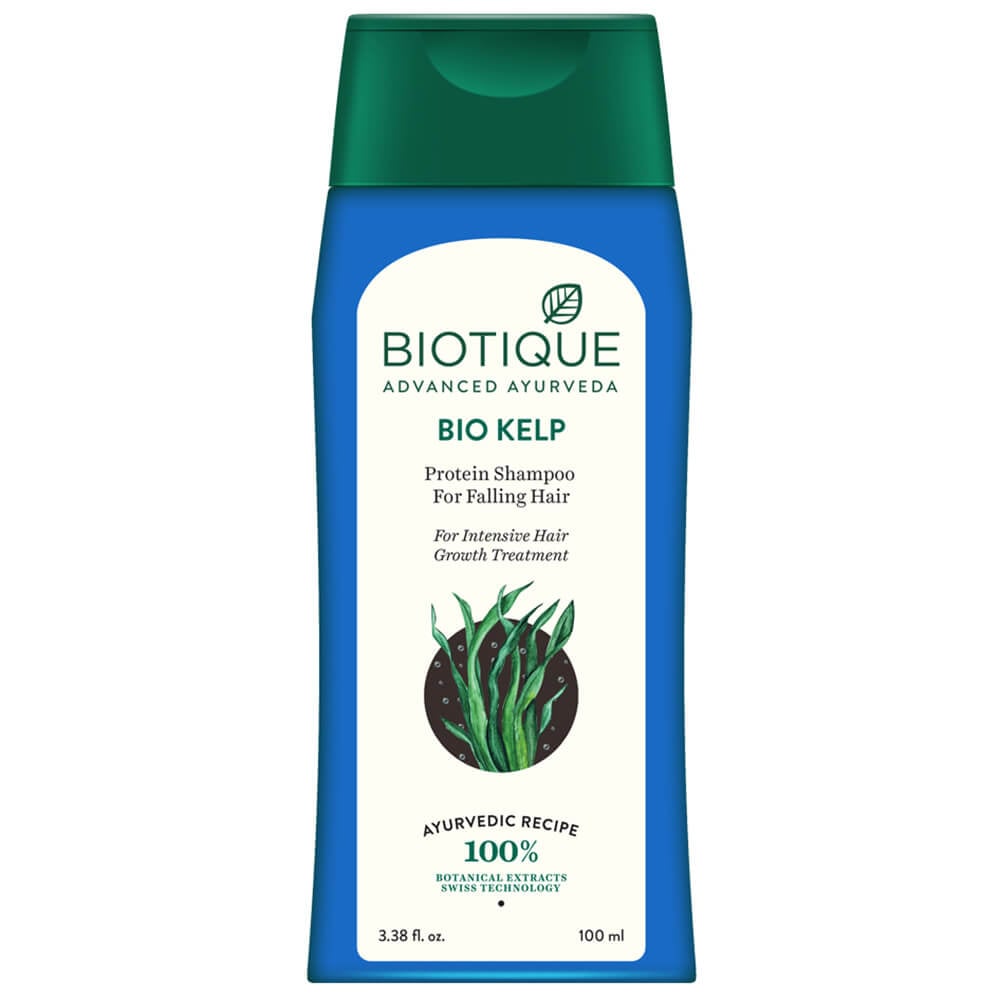 1 - Biotique Bio Kelp Protein Shampoo,  100 ml  Intensive Hair Growth Treatment 
