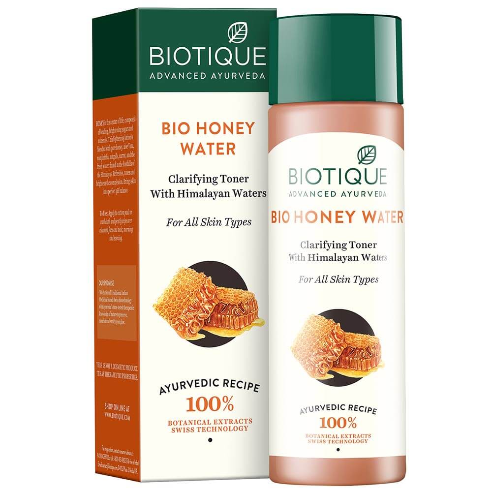 3 - Biotique Freshener,  120 ml  Bio Honey Water with Himalayan Water for All Skin Types 