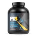 MuscleBlaze 100% Whey Protein Supplement Powder with Digestive Enzyme, 4.4 lb 57 Servings (Rich Milk Chocolate) 100% Whey Protein