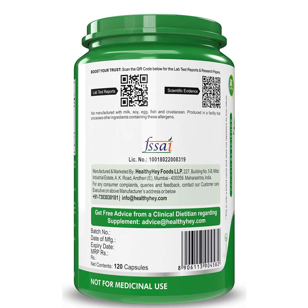 2 - HealthyHey Nutrition Herbal Ashwagandha Root Extract,  120 veggie capsule(s) 