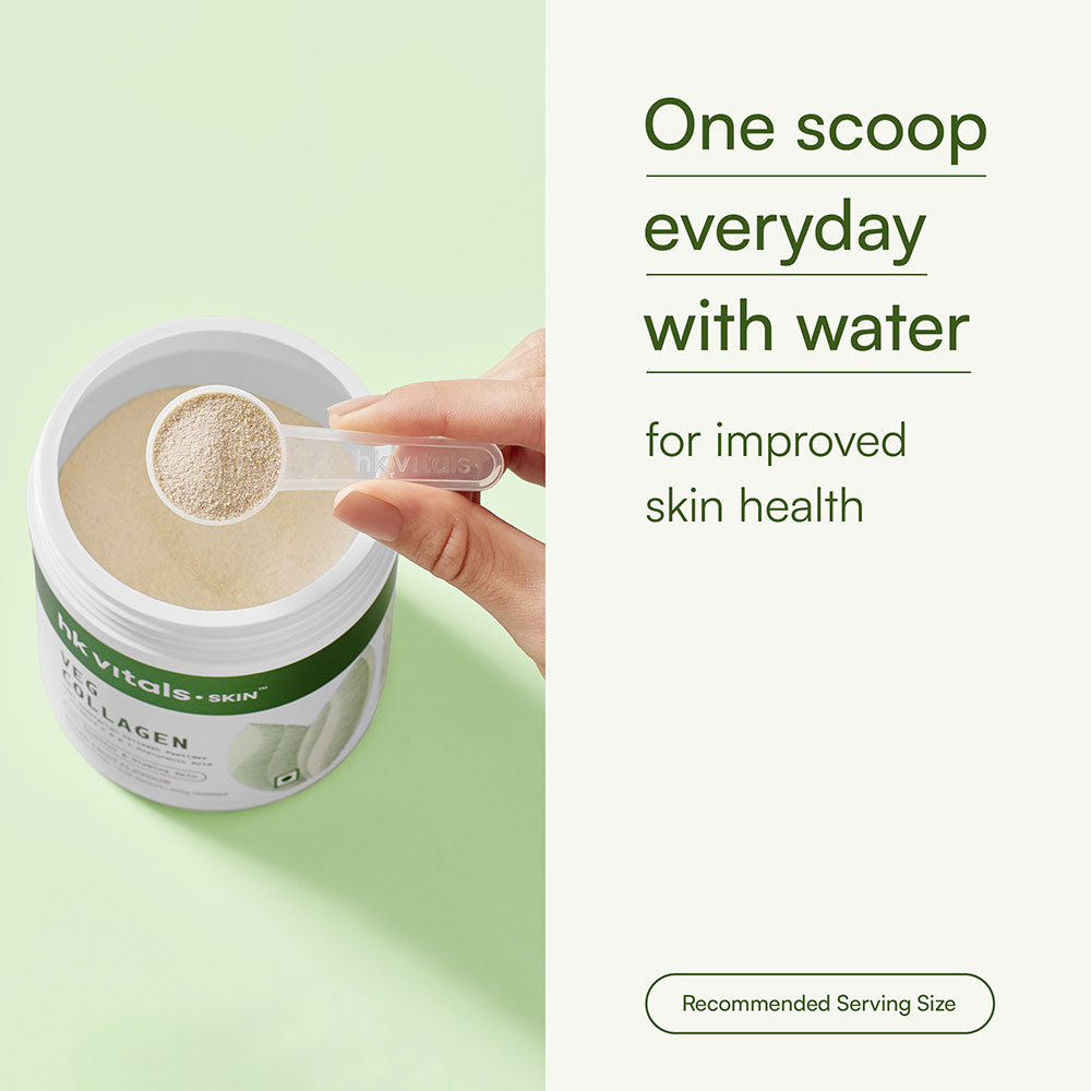 7 - HK Vitals Skin Radiance Collagen,  Veg  120 g  Orange