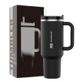 MuscleBlaze Stainless Steel Insulated Tumbler, Phantom Black 1.2 L