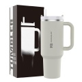 MuscleBlaze Stainless Steel Insulated Tumbler, Stallion White 1.2 L