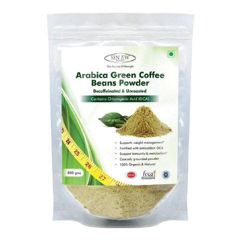Sinew Nutrition Arabica Green Coffee Beans Powder,  0.8 kg  Unflavoured 