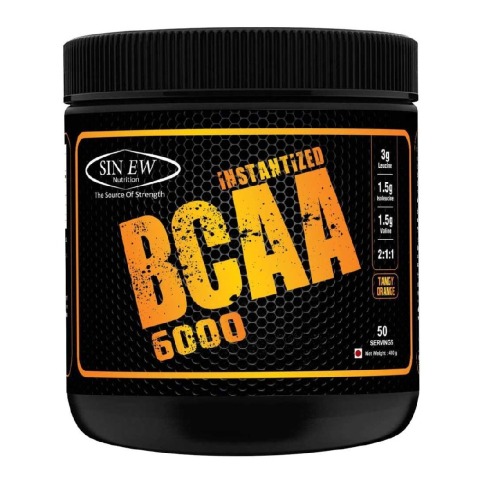 Sinew Nutrition Instantized BCAA 6000,  0.88 lb  Tangy Orange 