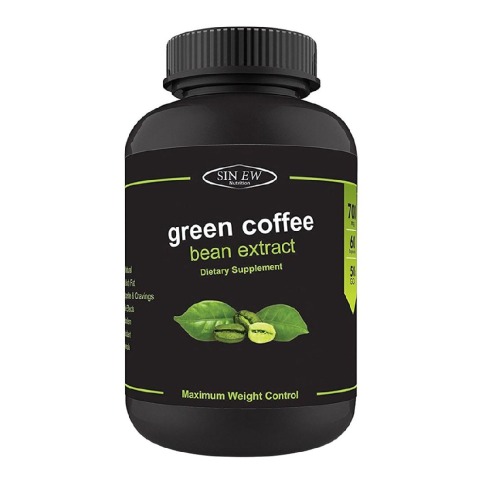 Sinew Nutrition Green Coffee Beans Extract, 60 capsules
