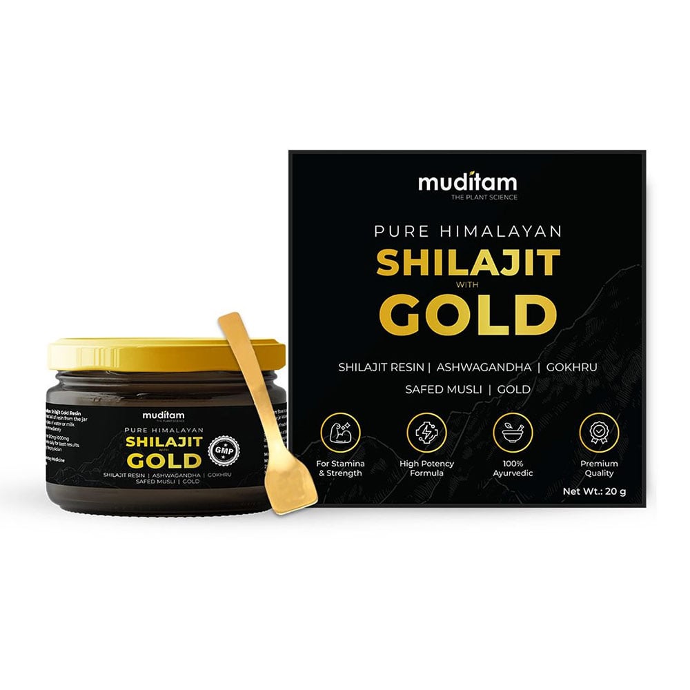 Muditam Pure Himalayan Shilajit with Gold, 20 g-image-47