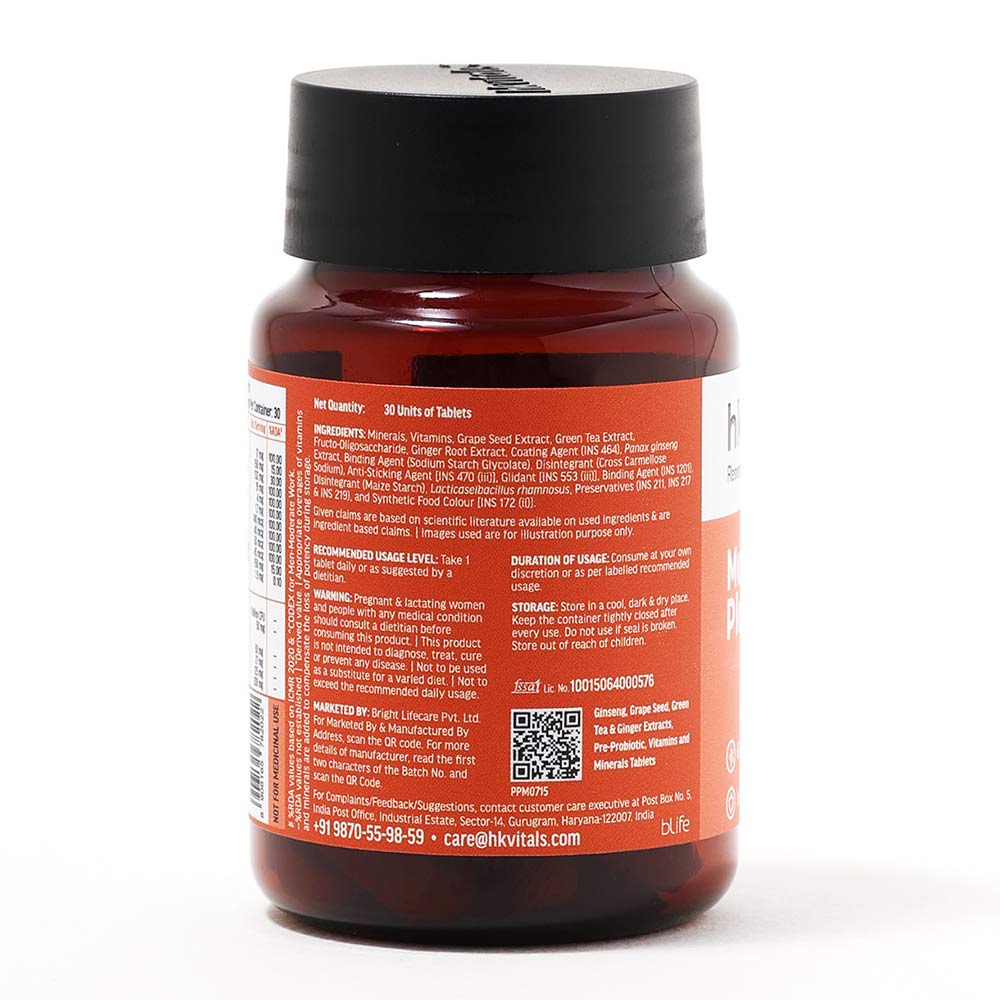 8 - HK Vitals Multivitamin Plus Men,  30 tablet(s)  Unflavoured