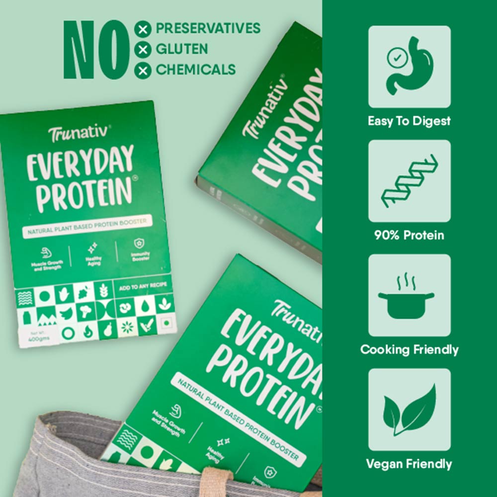 5 - TruNativ Plant Based Everyday Protein,  400 g  Unflavoured 