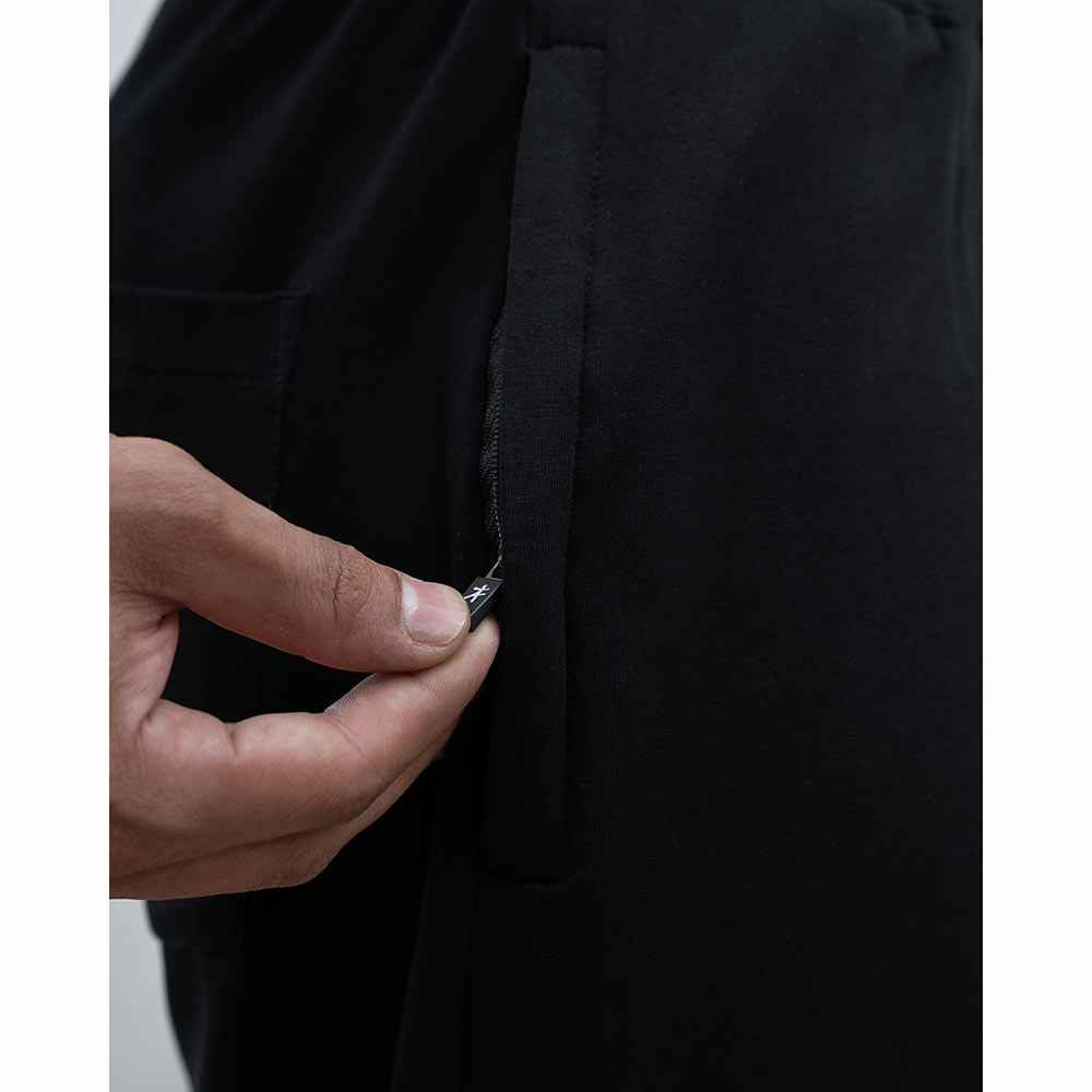6 - Athflex Men's Straight Fit Classic Workout Pants,  Black  XXL 