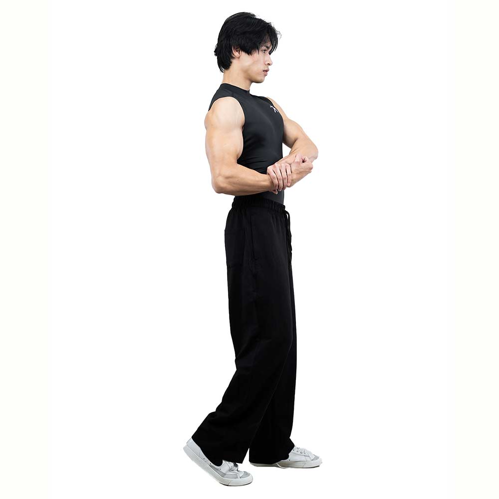 7 - Athflex Men's Sleeveless Hustle Highneck Compression Tank,  Medium  Black 