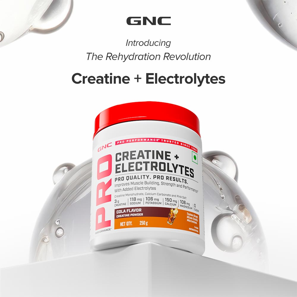 4 - GNC Pro Performance Creatine+ Electrolytes,  Cola  0.22 lb 