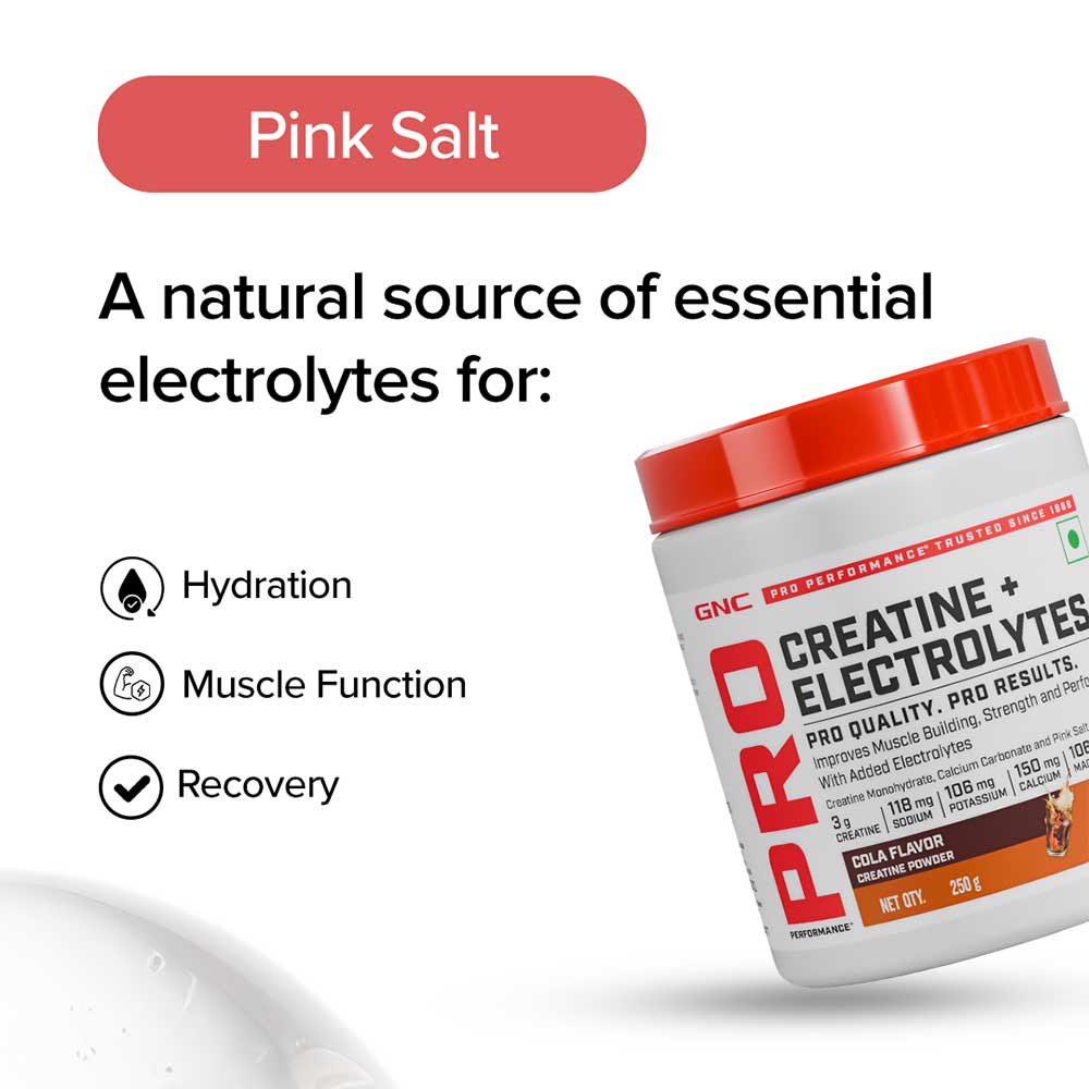 10 - GNC Pro Performance Creatine+ Electrolytes,  Cola  0.88 lb 