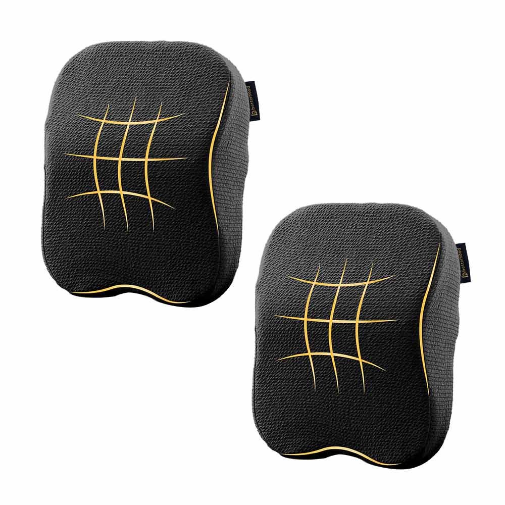 Betterhood Car Headrest, Free Size Black (Pack of 2)-picture-19