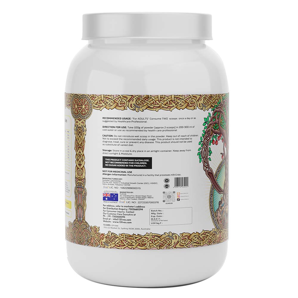2 - 13 Lives Feast Mass Gainer,  2.2 lb  Mango Milk Shake 