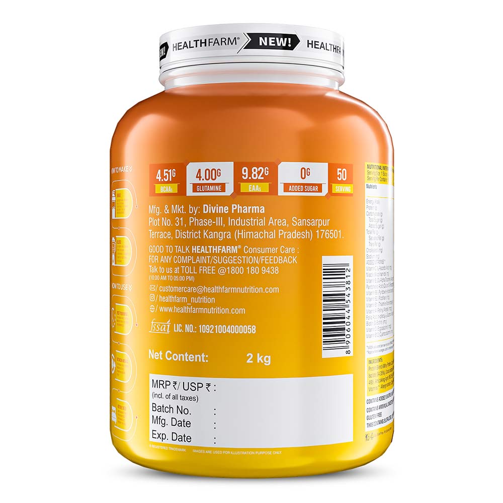 3 - Healthfarm MeFirst Whey Protein,  4.4 lb  Premium Chocolate 