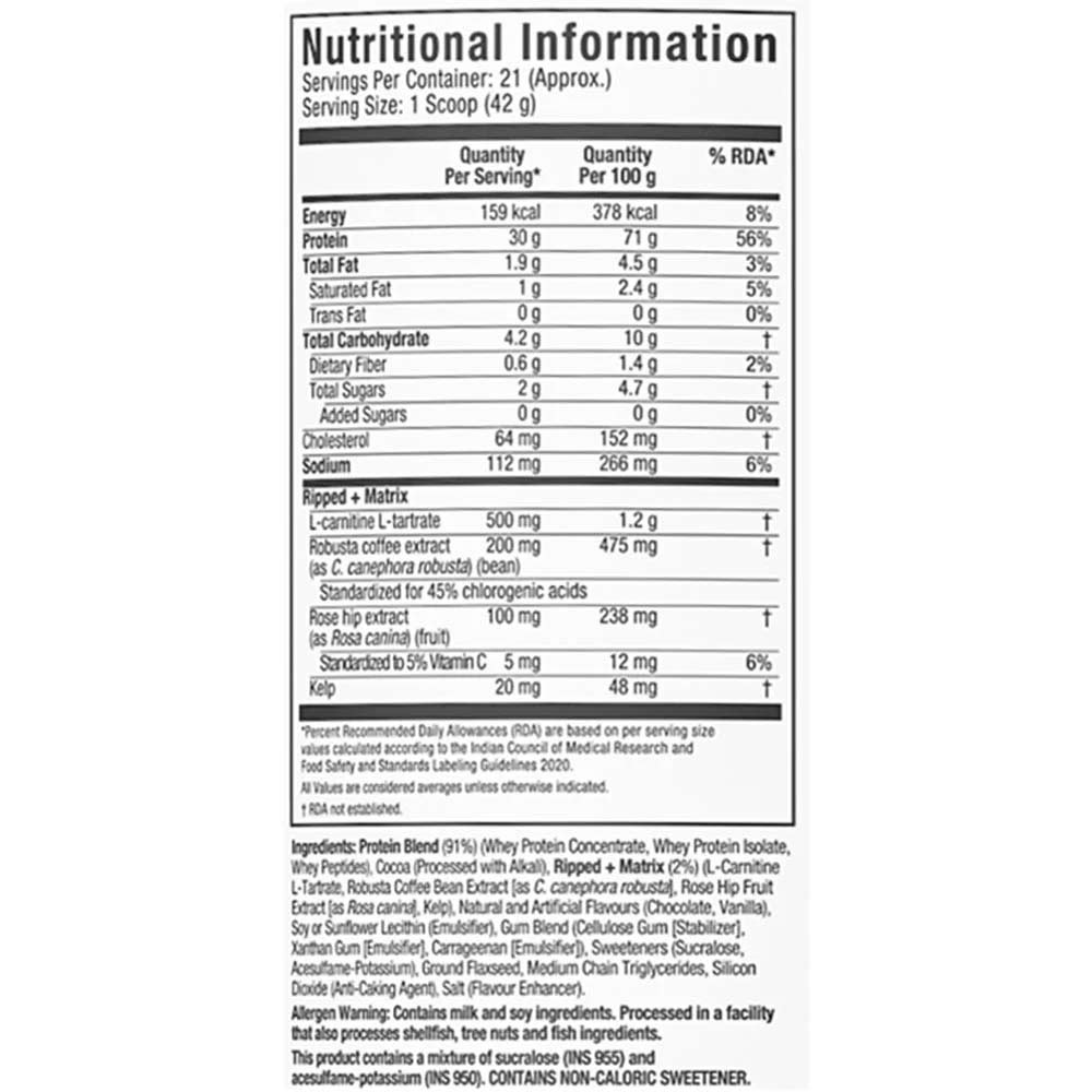 3 - MuscleTech Vapor X5 0.59 lb Fruit Punch & Performance Series NitroTech Ripped Combo,  2 lb  Chocolate Fudge Brownie (India) 