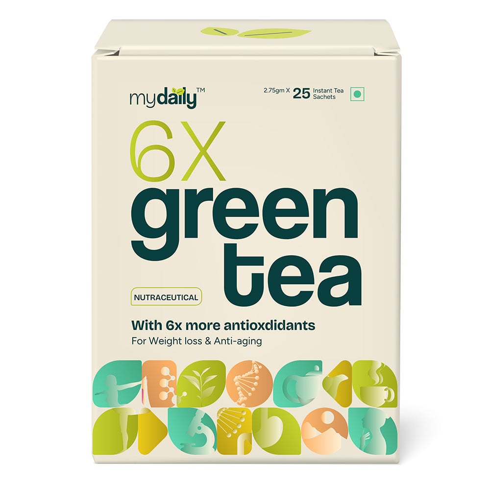1 - myDaily 6x Green Tea,  25 sachets/pack  Lemon 