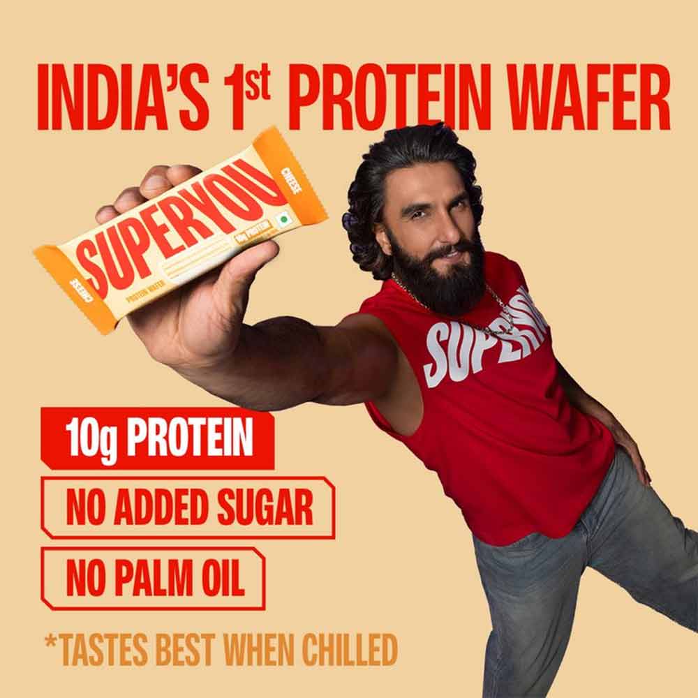 6 - Superyou Protein Wafer Bar,  1 bar(s)  Cheese 