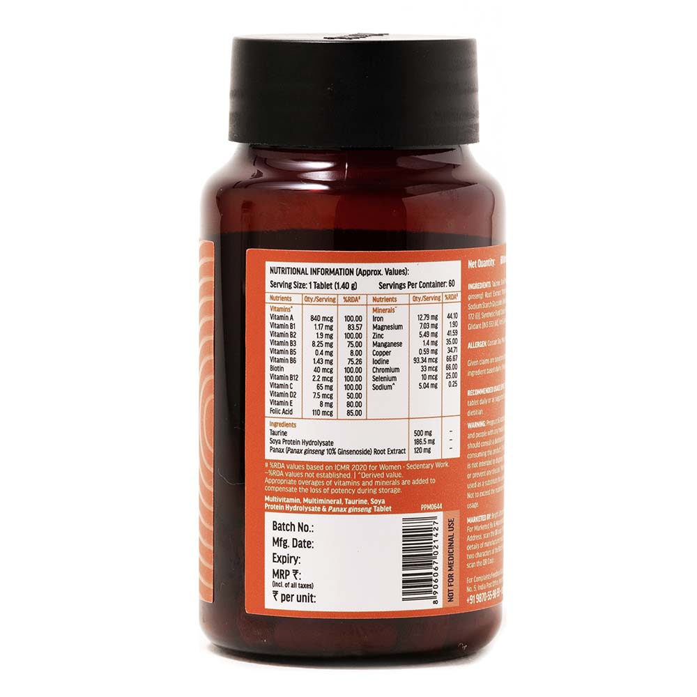 11 - HK Vitals Multivitamin with Zinc & Vitamin C,  60 tablet(s)  Unflavoured