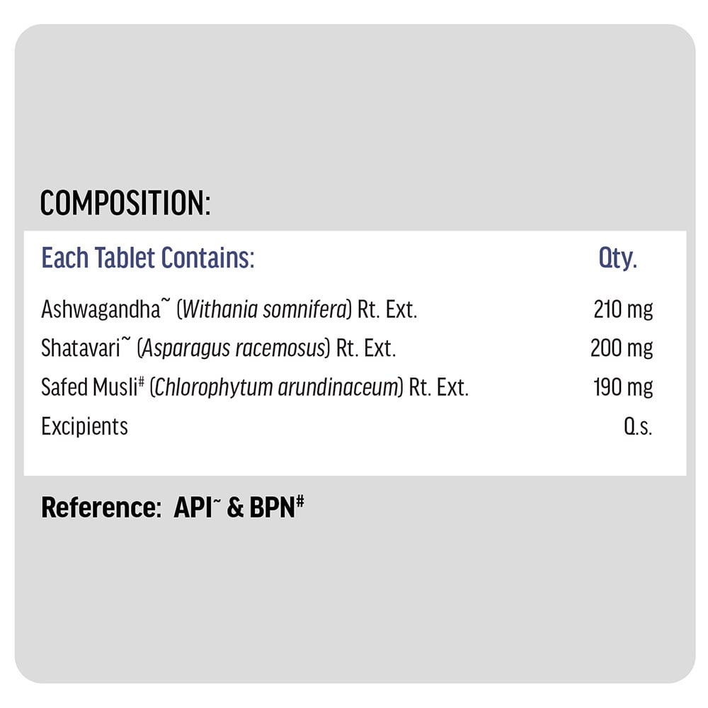 9 - HK Vitals Muscle Builder with Ashwagandha Shatavari & Safed Musli,  60 tablet(s)