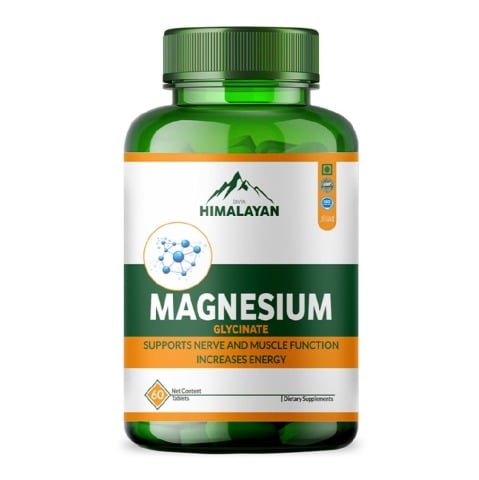 1 - Divya Himalayan Magnesium Glycinate,  Unflavoured  60 tablet(s) 
