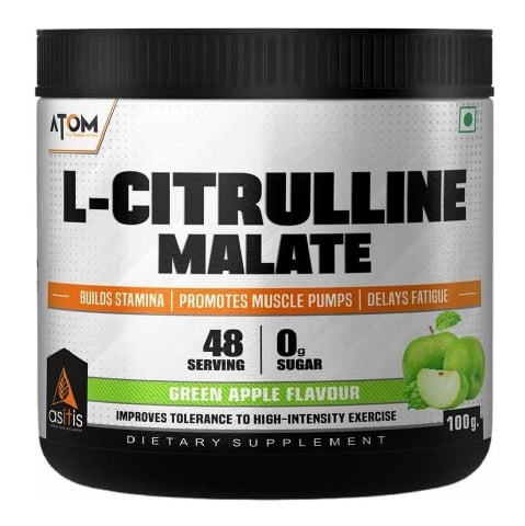 1 - AS-IT-IS Nutrition ATOM L-Citrulline Malate,  0.22 lb  Green Apple 
