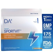 Decode Age Optimised SportVit Caffeine Free Pre-Workout Powder- 0.38 lb Natural Orange