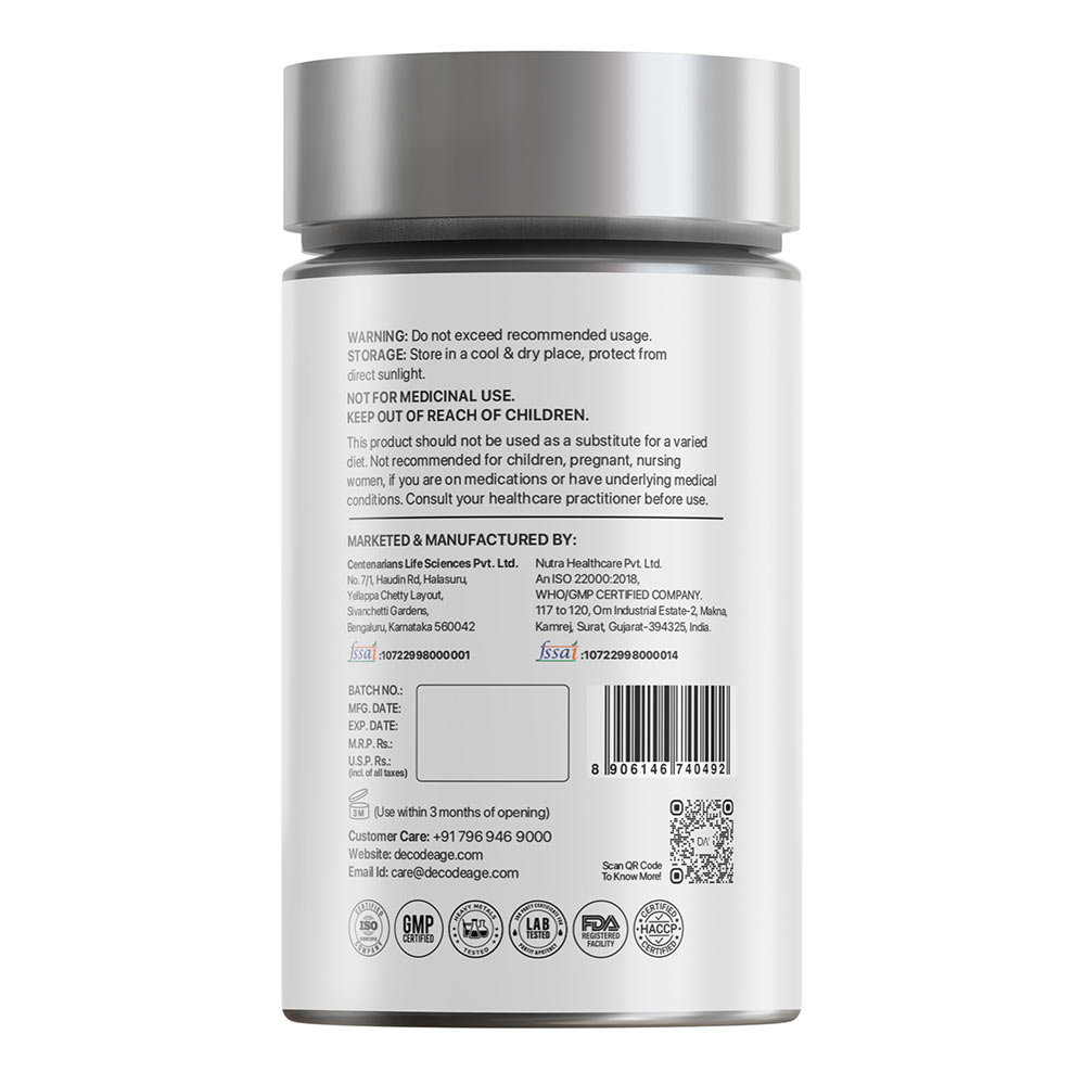 9 - Decode Age DAKE Vitamin D3, K2 (MK-7), A & E,  30 veggie capsule(s) 