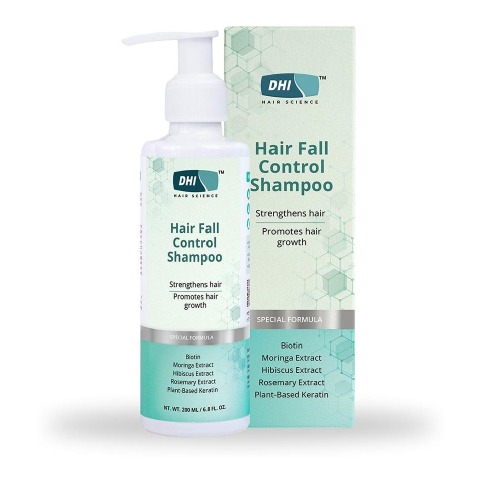 1 - DHI Hair Fall Control Shampoo,  200 ml  for All Hair Types 