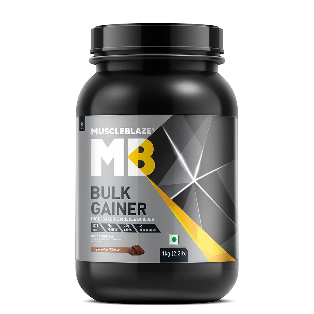 2 - MuscleBlaze Bulk Gainer Mass Gainer with Creatine, 2.2 lb Chocolate