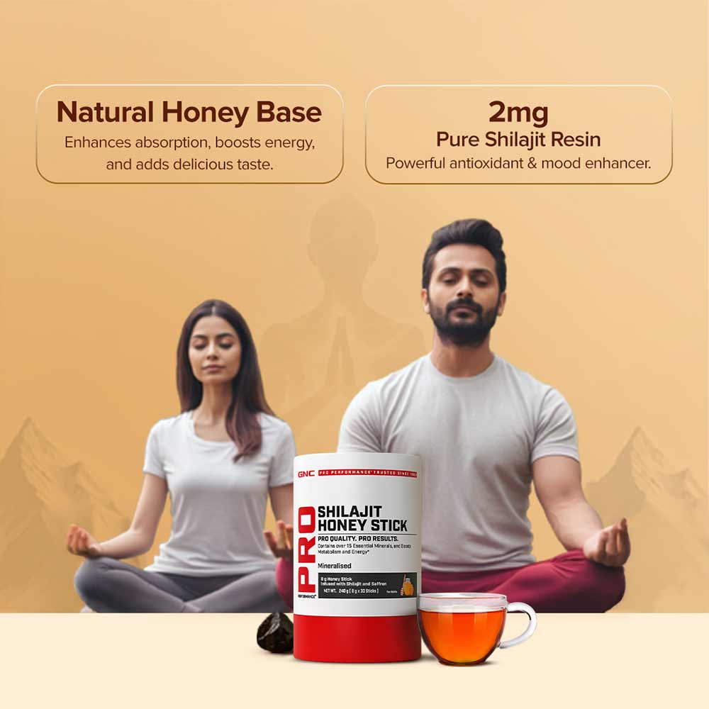7 - GNC Pro Performance Shilajit Honey Stick,  30 sachets/pack 