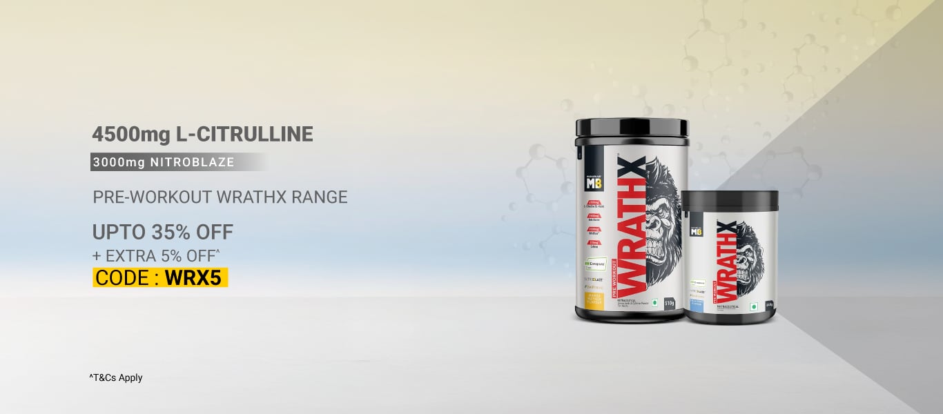 Pre Workout WrathX Range - Extra 5% Off