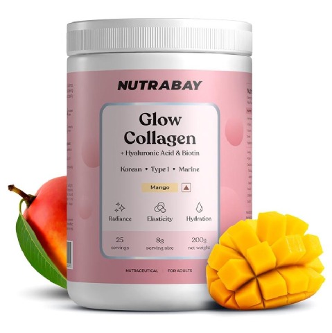 1 - Nutrabay Korean Marine Glow Collagen,  200 g  Mango 