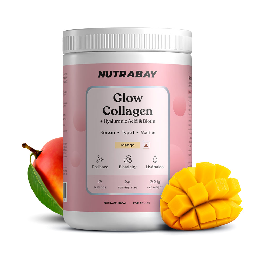 1 - Nutrabay Korean Marine Glow Collagen,  200 g  Mango 