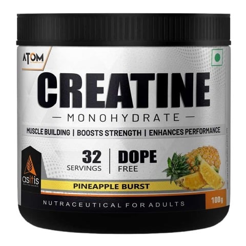 1 - AS-IT-IS Nutrition ATOM Creatine Monohydrate,  Pineapple Burst  0.22 lb 
