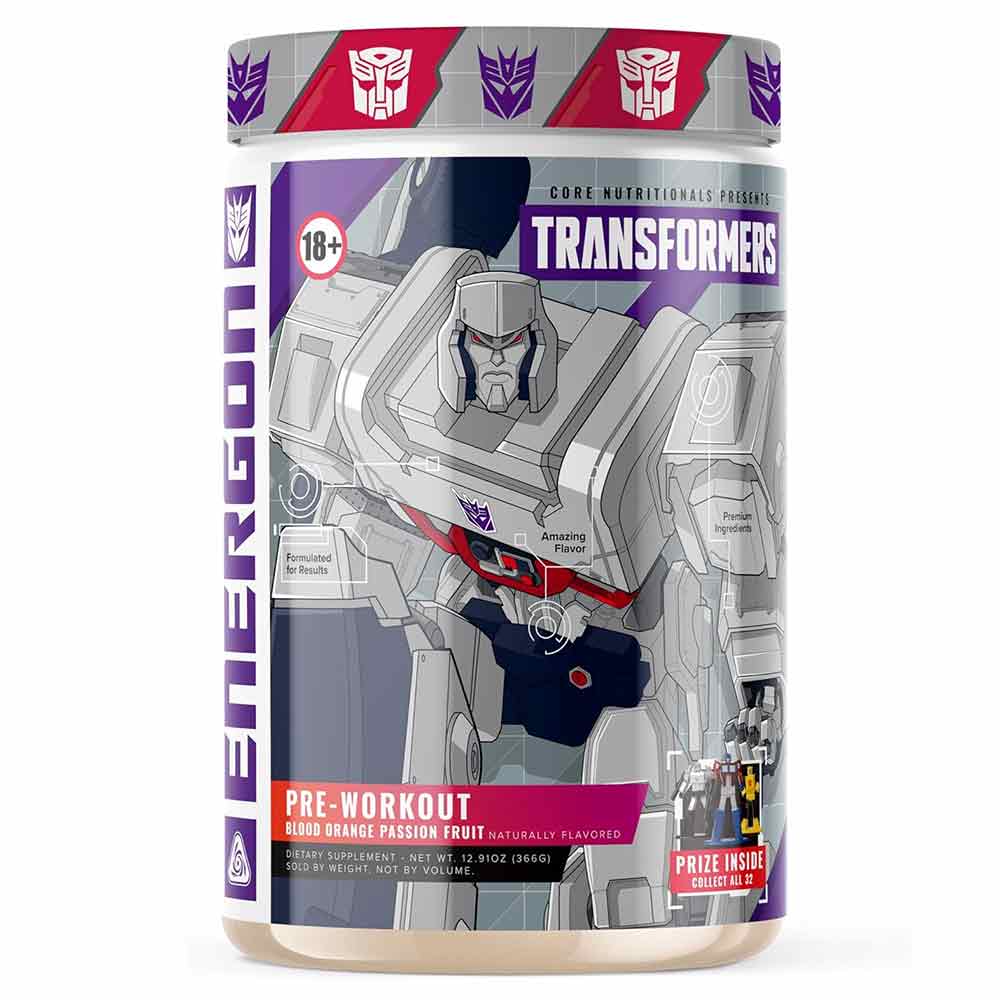 1 - Core Nutritionals Transformers Energon Pre Workout,  0.81 lb  Blood Orange Passion Fruit 