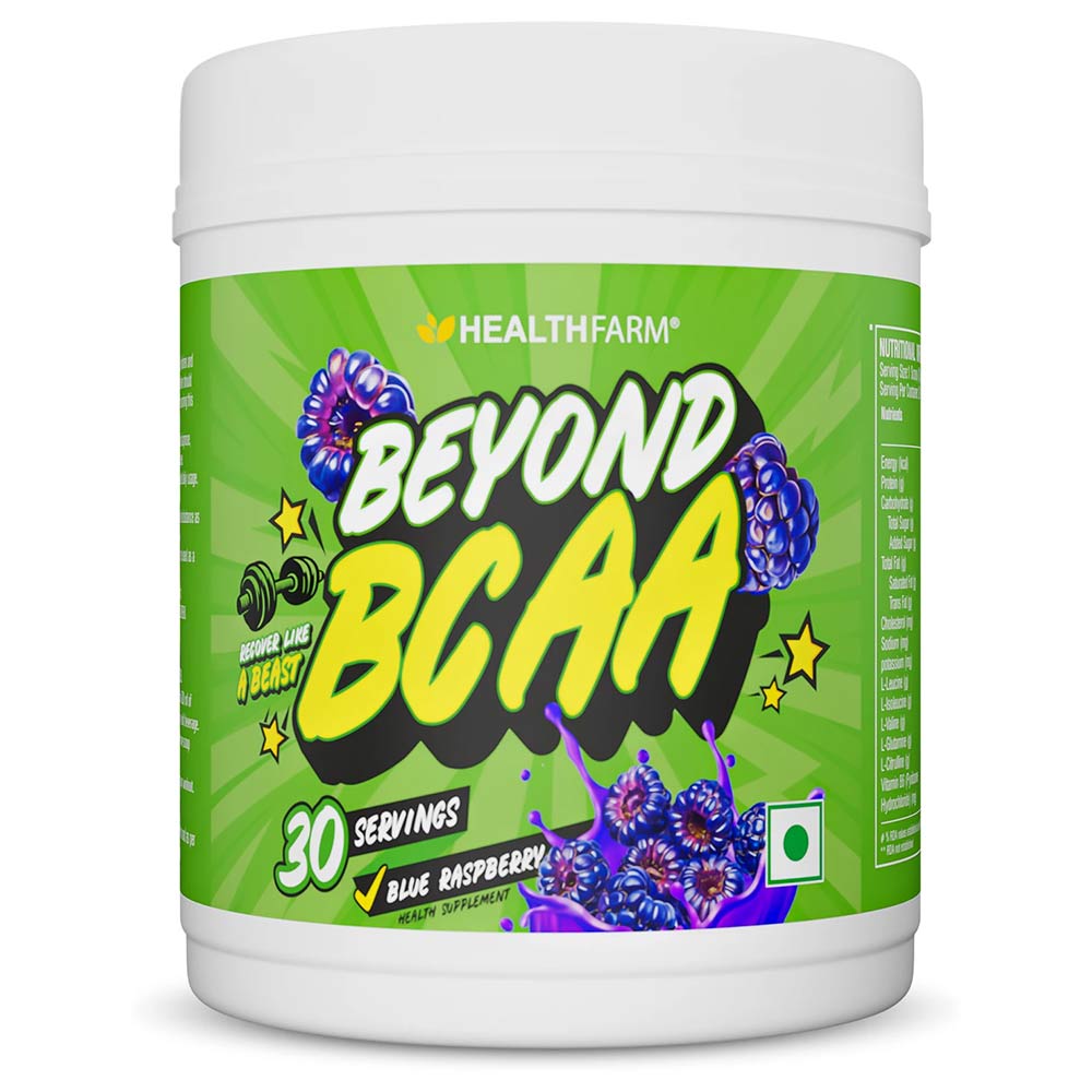 1 - Healthfarm Beyond BCAA,  0.79 lb  30 Servings  Blue Raspberry 