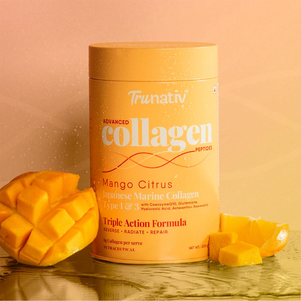 2 - TruNativ Advanced Collagen Peptides,  200 g  Mango Citrus (Japanese Marine Collagen Type 1 & 3) 