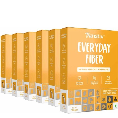 1 - TruNativ Everyday Fiber,  100 g  Unflavoured (Pack of 6) 