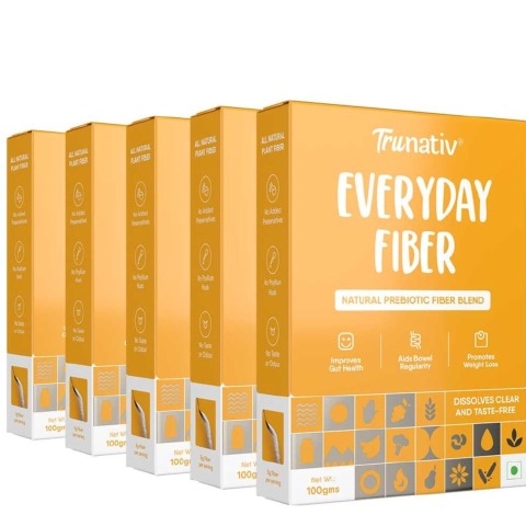 1 - TruNativ Everyday Fiber,  100 g  Unflavoured (Pack of 5) 