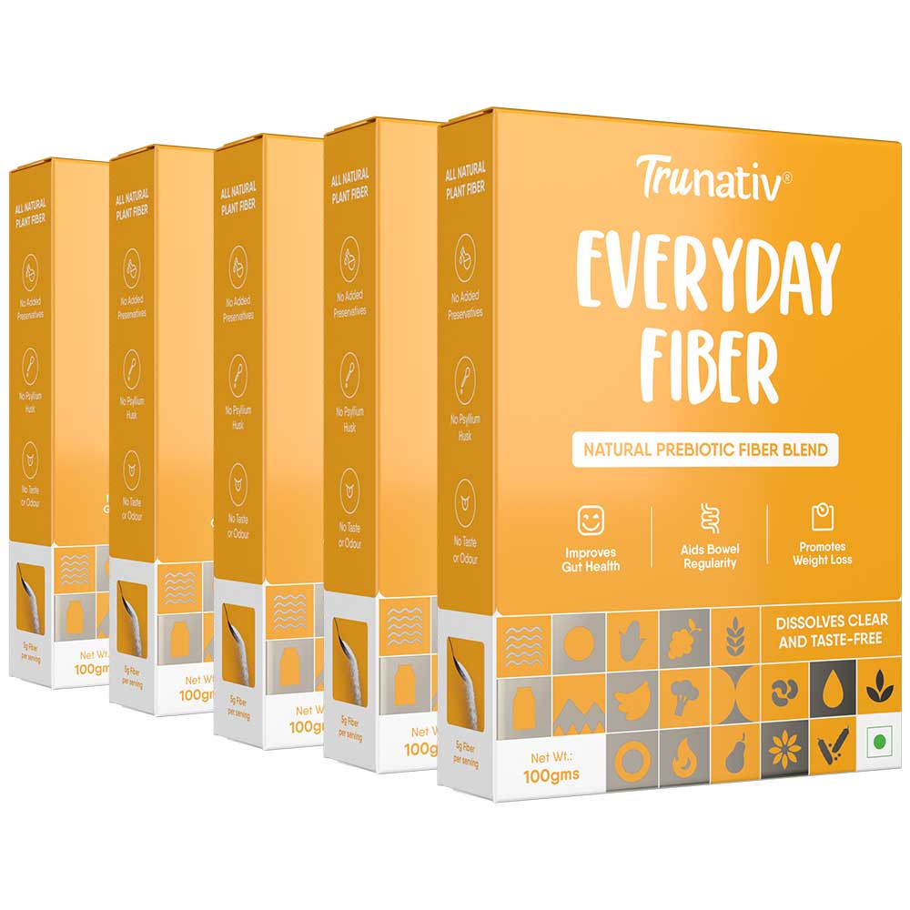 1 - TruNativ Everyday Fiber,  100 g  Unflavoured (Pack of 5) 