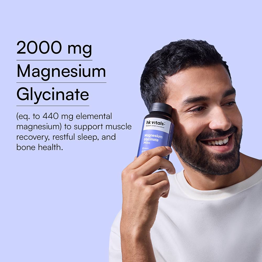 4 - HealthKart HK Vitals Magnesium Glycinate,  Unflavoured  120 tablet(s)