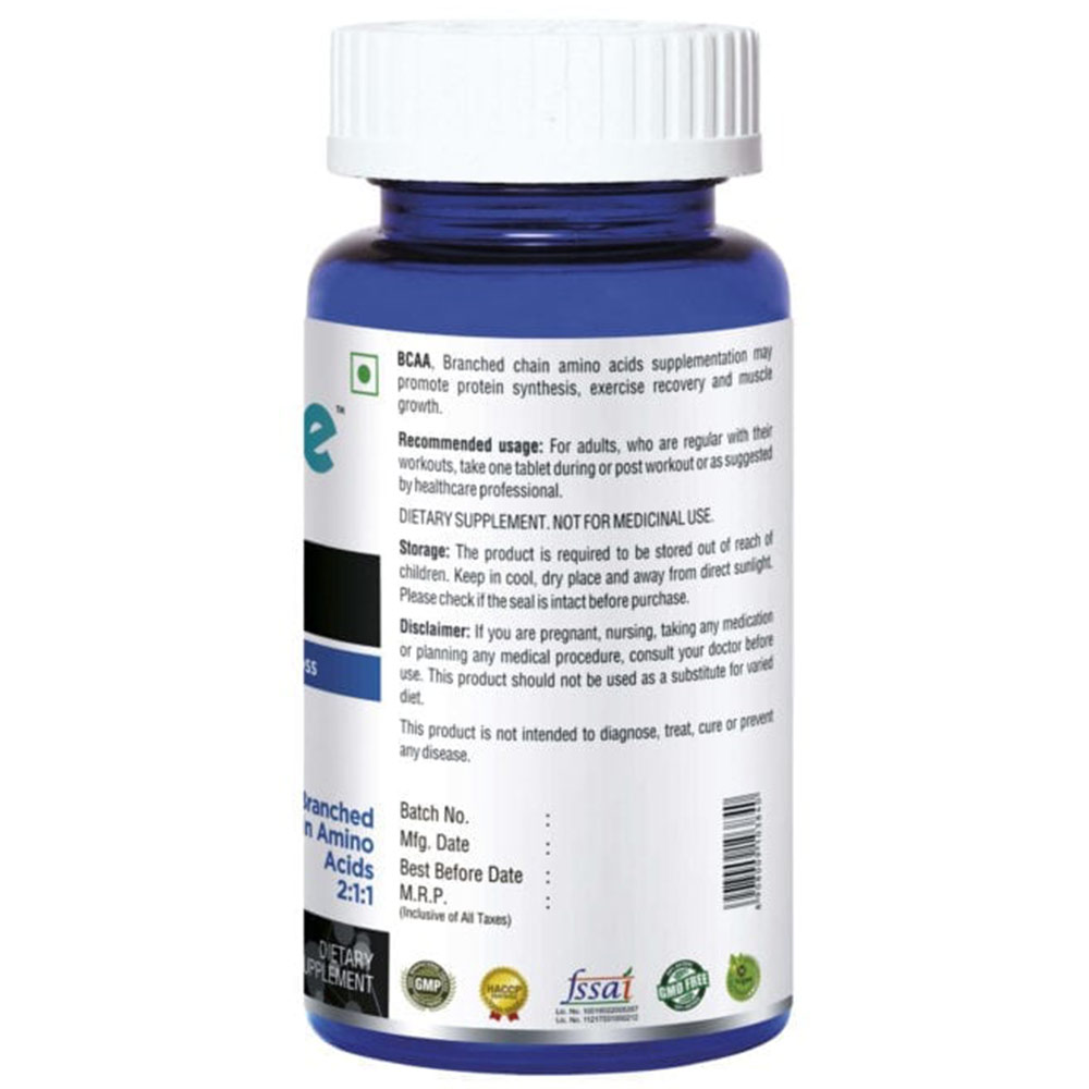 description - OneLife BCAA,  60 tablet(s)  Unflavoured 