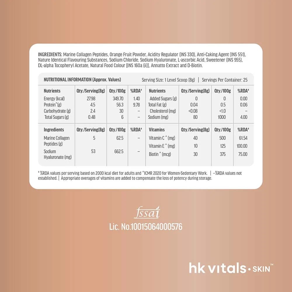 Skin Radiance Collagen 200 g Orange and 10% Vitamin C 30 ml Face Serum