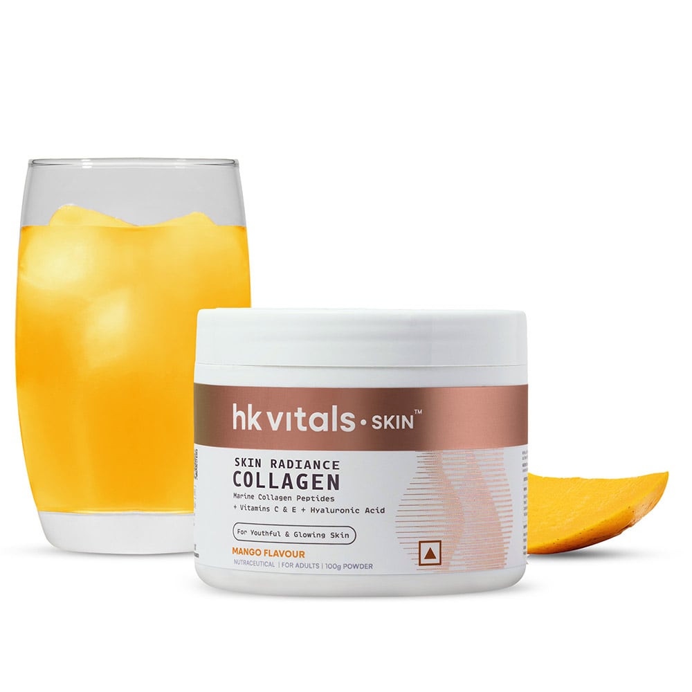 12 - HK Vitals Skin Radiance Collagen,  Marine Collagen  100 g  Mango