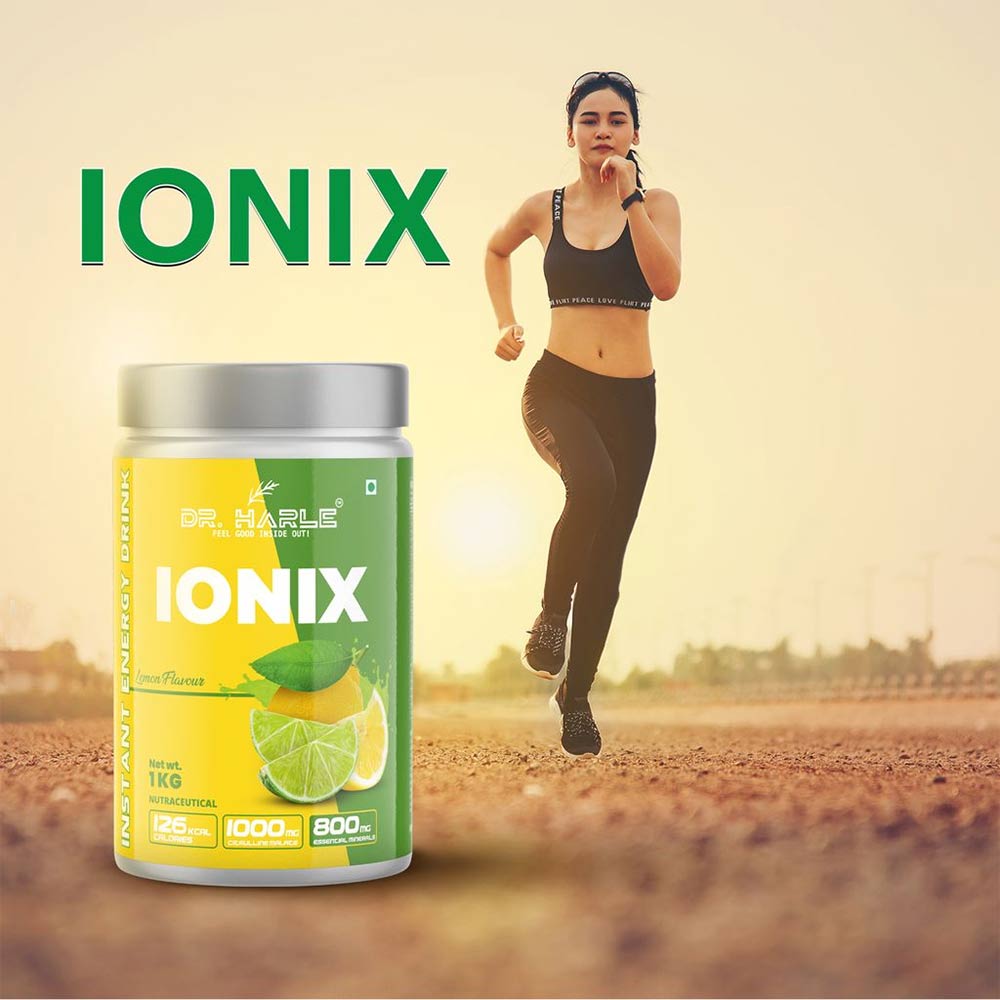 4 - DR. HARLE Ionix Isotonic Energy Drink,  2.2 lb  Lemon 