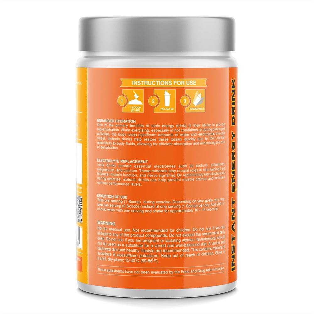 3 - DR. HARLE Ionix Isotonic Energy Drink,  2.2 lb  Orange 