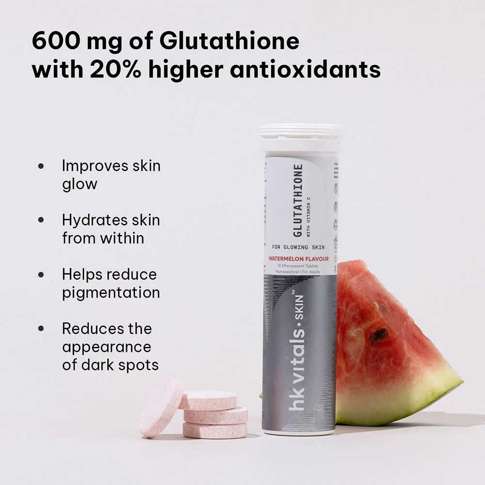 5 - HealthKart HK Vitals Glutathione Effervescent,  Watermelon  30 tablet(s) 